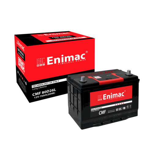 Ắc quy Enimac CMF 80D26L 12V 70AH