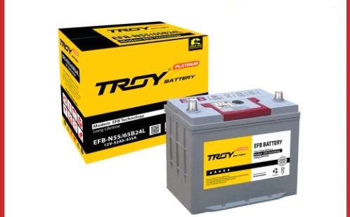 Ắc Quy TROY EFB N55 - 65B24L (12V-52ah)